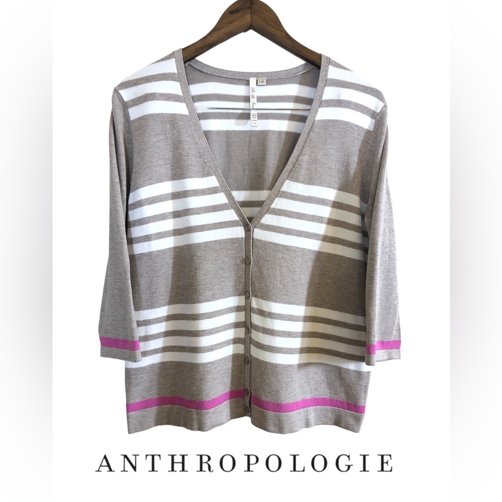 Anthropologie Leo & Nicole buttons down sweater